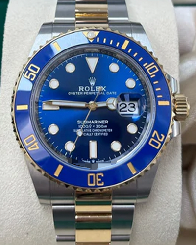 2023 Rolex Submariner Date "Bluesy" 41MM Blue Dial Two-Tone Bracelet (126613LB)