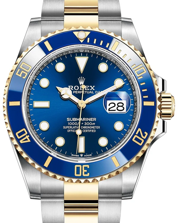 Rolex Submariner Date "Bluesy" 41MM Blue Dial Two-Tone Bracelet (126613LB)