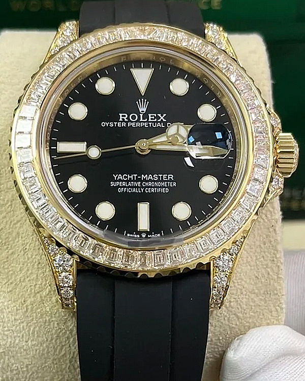 2023 Rolex Yacht-Master 42MM Black Dial Rubber Strap (226668TBR)