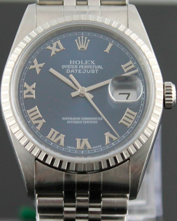 Rolex Datejust 36MM Blue Dial Jubilee Bracelet (16220)