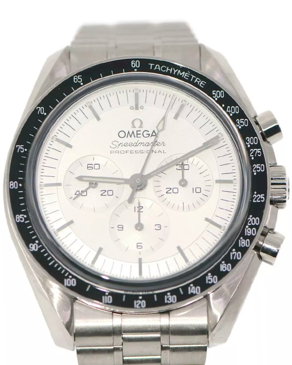 Omega Speedmaster Professional Moonwatch 42MM Silver Dial White Gold Bracelet (310.60.42.50.02.001)