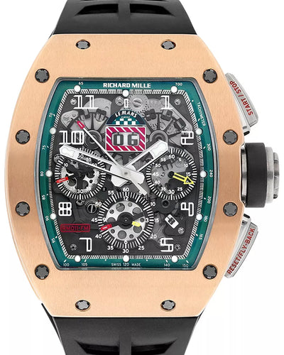 Richard Mille RM 011 Limited Edition 50MM Skeleton Dial Rubber Strap (RM011 AJ RG)