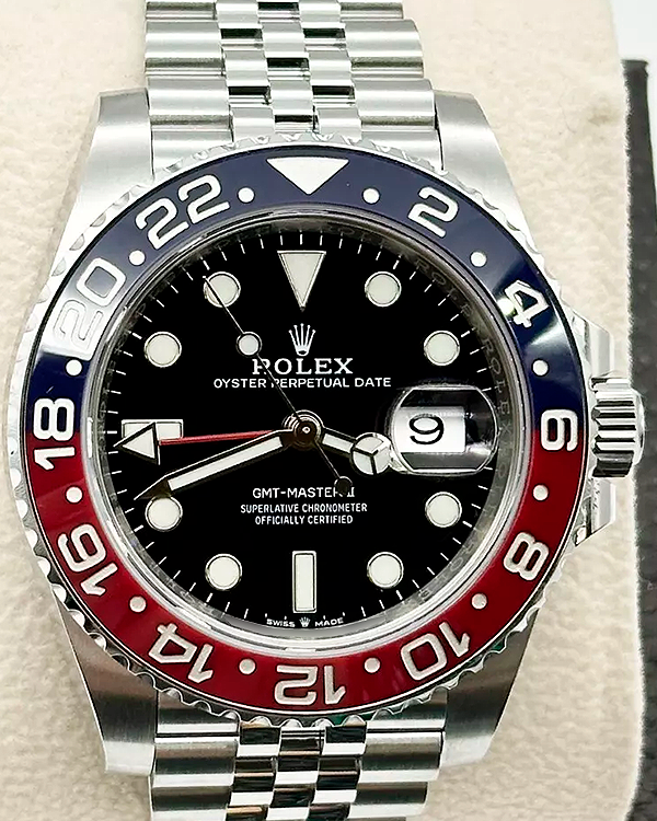 2019 Rolex GMT-Master II "Pepsi" 40MM Black Dial Jubilee Bracelet (126710BLRO)