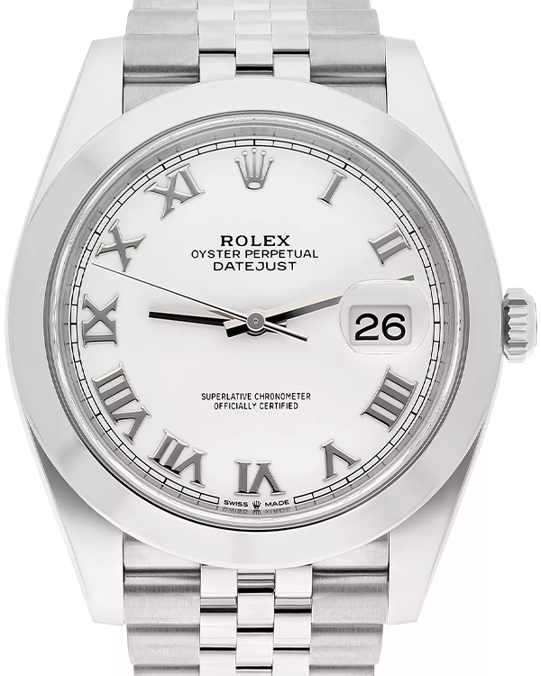 2023 Rolex Datejust 41MM White Dial Oystersteel Bracelet (126300)