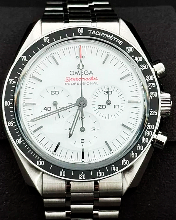 2024 Omega Speedmaster Professional Moonwatch 42MM White Dial Steel Bracelet (310.30.42.50.04.001)