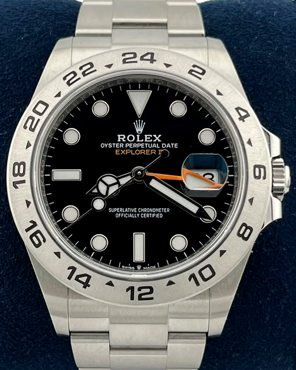 2023 Rolex Explorer II 42MM Black Dial Oyster Bracelet (226570)