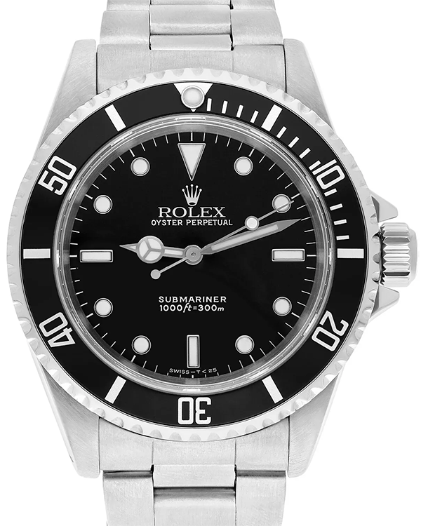 Rolex Submariner No-Date 40MM Black Dial Oyster Bracelet (14060)