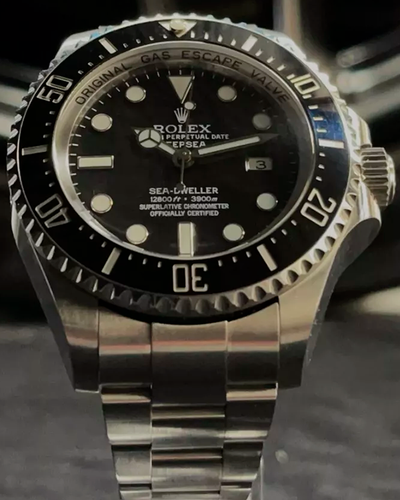 2019 Rolex Sea-Dweller Deepsea 44MM Black Dial Oyster Bracelet (126660)