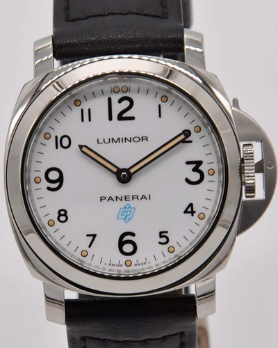 Panerai Luminor Base Logo 44MM White Dial Leather Strap (PAM00630)