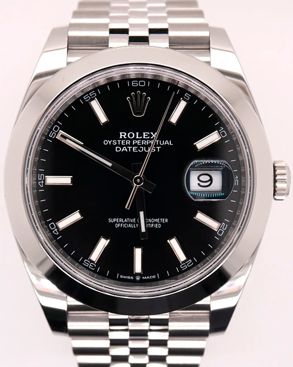 2023 Rolex Datejust 41MM Black Dial Jubilee Bracelet (126300)