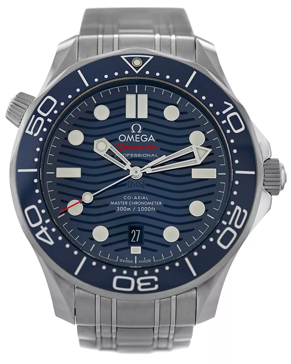 Omega Seamaster Diver 300M 42MM Blue Dial Steel Bracelet (210.30.42.20.03.001)