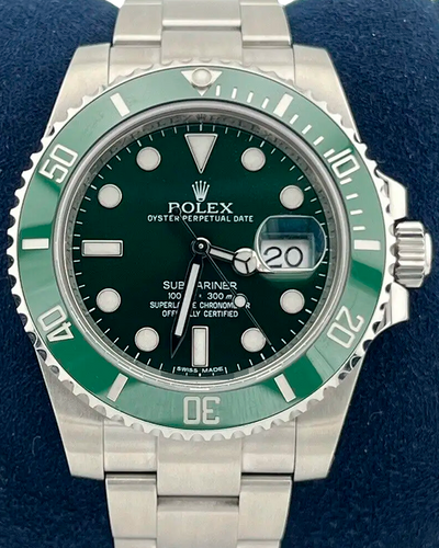 Rolex Submariner Date “Hulk” 40MM Green Dial Oyster Bracelet (116610LV)