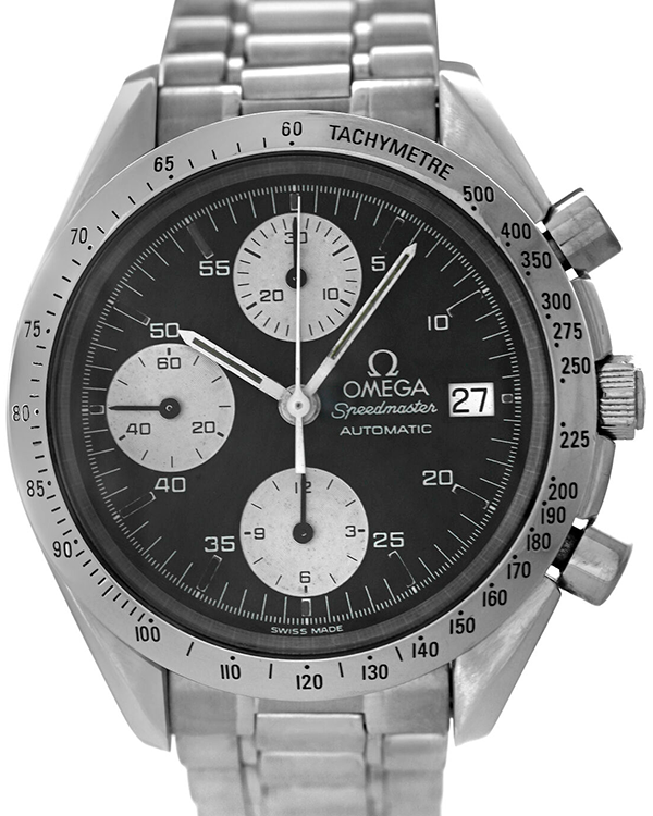 Omega Speedmaster 39MM Black Dial Steel Bracelet (3511.50)