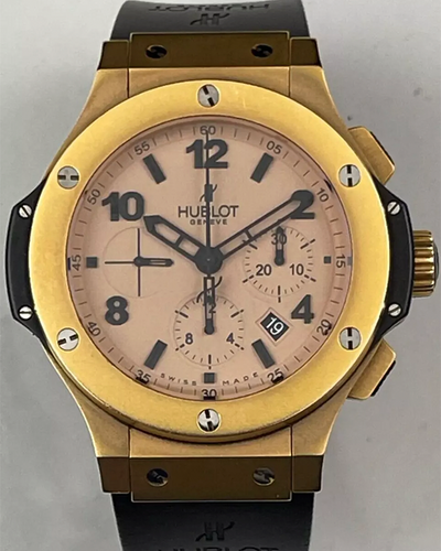 Hublot Big Bang 44MM Champagne Dial Rubber Strap (301.PI.500.RX)