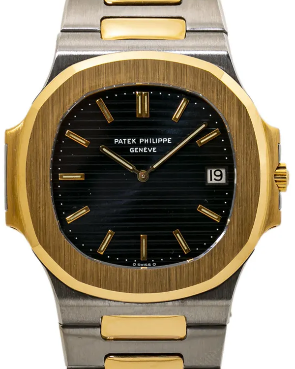 Patek Philippe Nautilus 40MM Blue Dial Two-Tone Bracelet (3700/1)