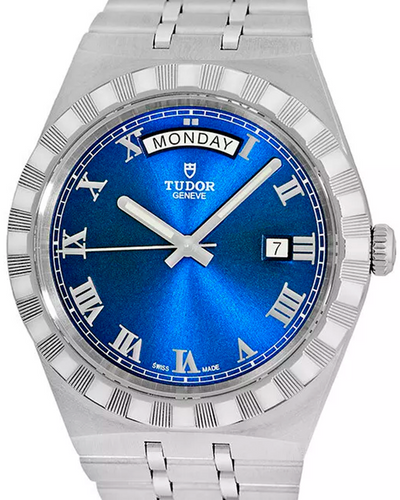 2021 Tudor Royal Day-Date 41MM Blue Dial Steel Bracelet (28600)
