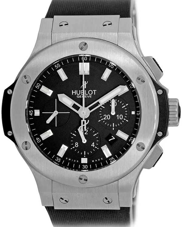 2016 Hublot Big Bang Chronograph 44MM Black Dial Rubber Strap (301.SX.1170.RX)