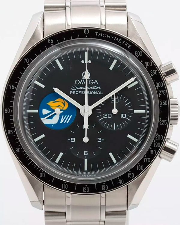 Rare Omega Speedmaster Professional Moonwatch "Gemini VII" L.E. 42MM Black Dial Steel Bracelet (3597.05.00)