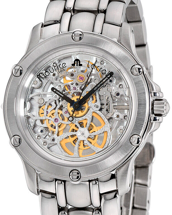 Maurice Lacroix 36MM Skeleton Dial Steel Bracelet (14782-6701)