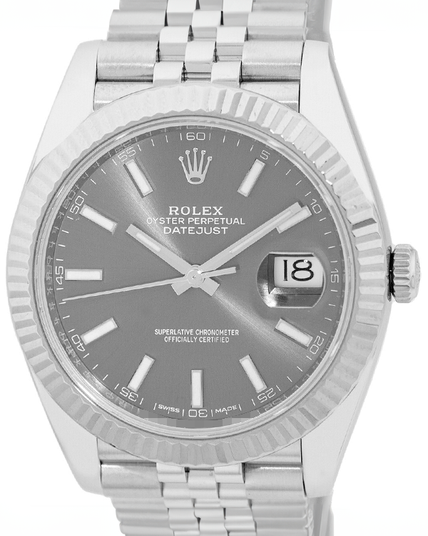 2018 Rolex Datejust 41MM Slate Dial Jubilee Bracelet (126334)