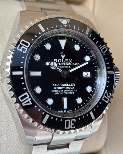 2019 Rolex Sea-Dweller Deepsea 44MM Black Dial Oyster Bracelet (126660)