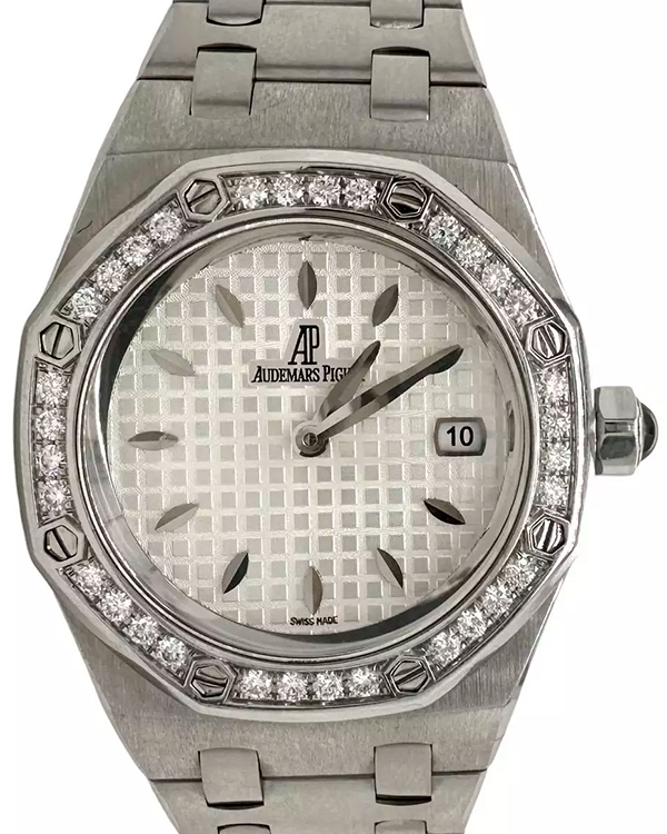 Audemars Piguet Royal Oak Lady 33MM Quartz Silver Dial Steel Bracelet (67601ST.ZZ.1230ST.01)