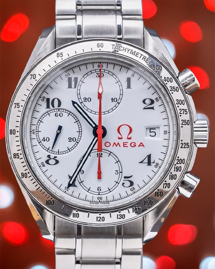 2005 Omega Speedmaster Date Olympic Collection S.E. 39MM White Dial Steel Bracelet (3513.20)