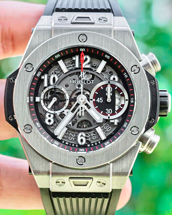 Hublot Big Bang Unico 45MM Skeleton Dial Rubber Strap (411.NX.1170.RX)