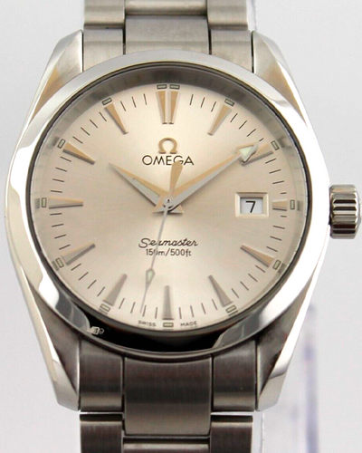 Omega Seamaster Aqua Terra 36.2MM Quartz Silver Dial Steel Bracelet (2518.30)