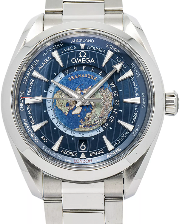 2022 Omega Seamaster Aqua Terra 43MM Blue Dial Steel Bracelet (220.10.43.22.03.001)