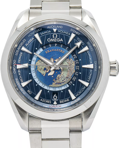 2022 Omega Seamaster Aqua Terra 43MM Blue Dial Steel Bracelet (220.10.43.22.03.001)