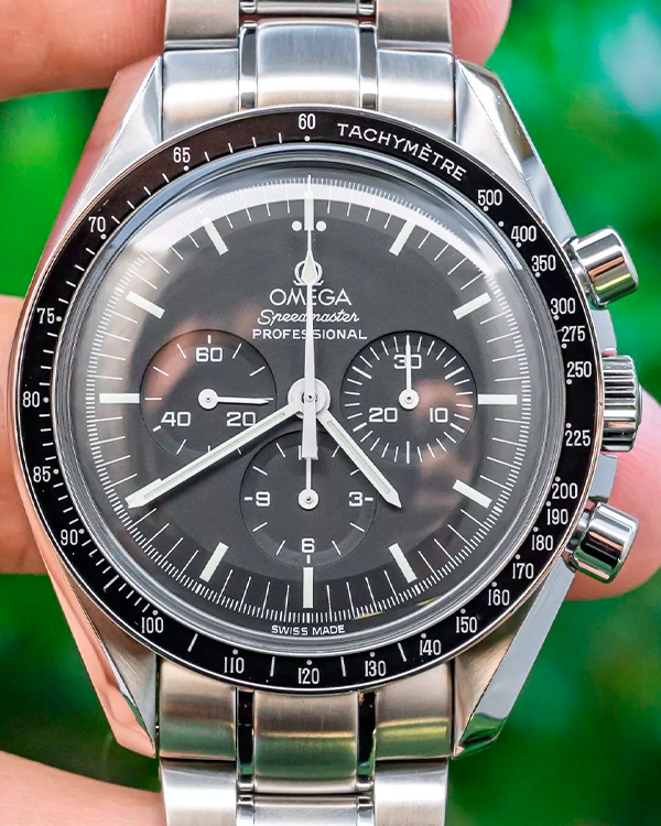 Omega Speedmaster Professional Moonwatch 42MM Black Dial Steel Bracele ...