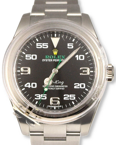 Rolex Air-King 40MM Black Dial Steel Bracelet (116900)