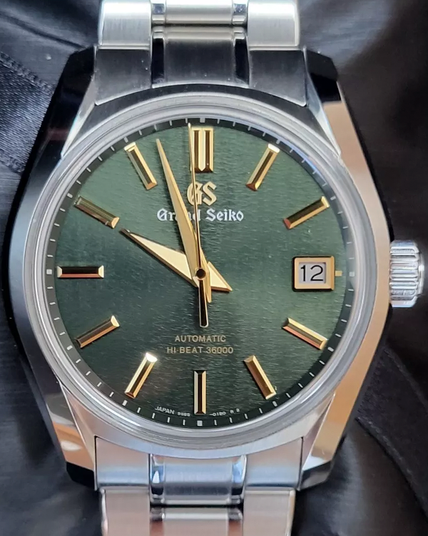 2021 Grand Seiko Heritage Collection "Rikka" 40MM Green Dial Steel Bracelet (SBGH271)