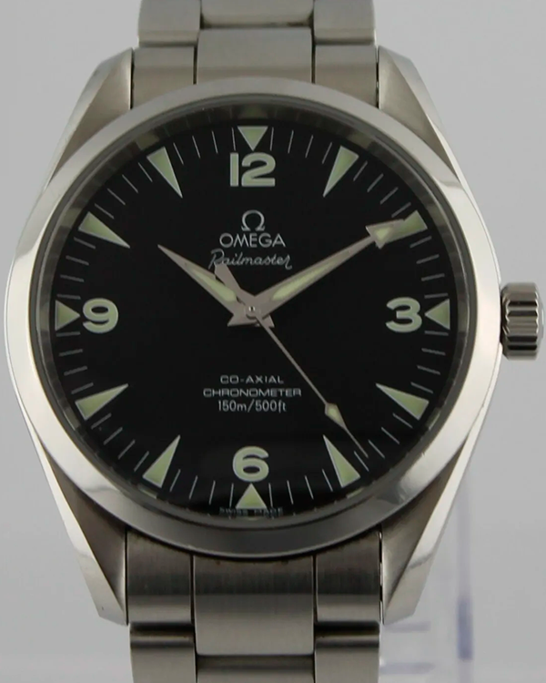 Omega Seamaster Railmaster 41MM Black Dial Steel Bracelet (2502.52.00)