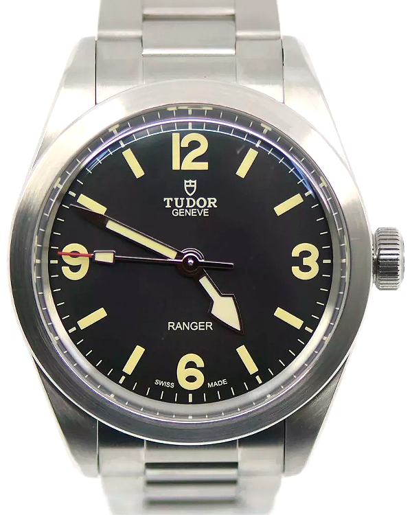 Tudor Ranger 39MM Black Dial Steel Bracelet (79950)