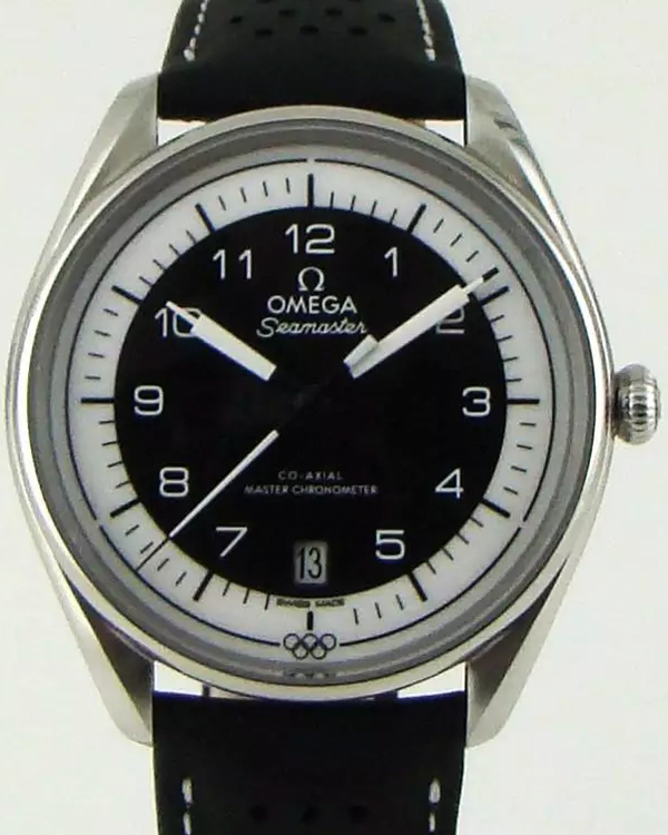 2024 Omega Seamaster Olympic L.E. 40MM Black/White Dial Leather Strap (522.32.40.20.01.003)