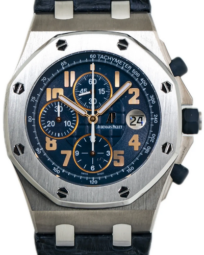 Audemars Piguet Royal Oak "Pride Of Argentina" L.E. 42MM Blue Dial Leather Strap (26365IS.OO.D305CR.01)