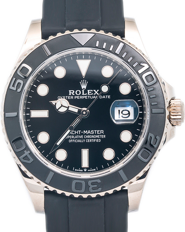 Rolex Yacht-Master 42MM Black Dial Oysterflex Strap (226659)