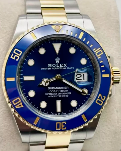 2020 Rolex Submariner Date "Bluesy" 41MM Blue Dial Two-Tone Oyster Bracelet (126613LB)