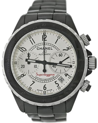 Chanel J12 Superleggera 41MM Silver Dial Ceramic Bracelet (H2039)