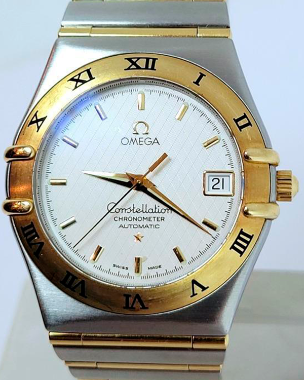 Omega Constellation 35.5MM White Dial Two-Tone Bracelet (1202.30.00)