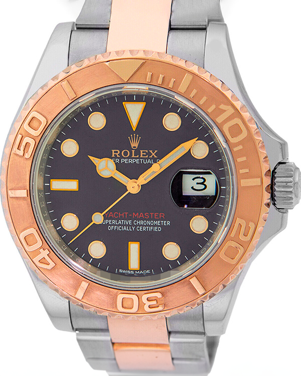 Rolex Yacht-Master 40MM Black Dial Two-Tone Bracelet (116621)