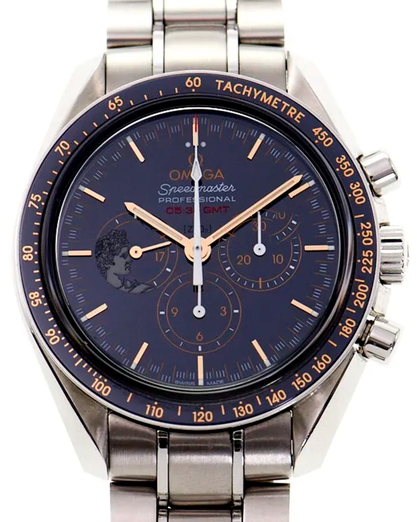 2018 Omega Speedmaster Anniversary Serie "Apollo XVII" Chronograph L.E 42MM Blue Dial Steel Bracelet (311.30.42.30.03.001)