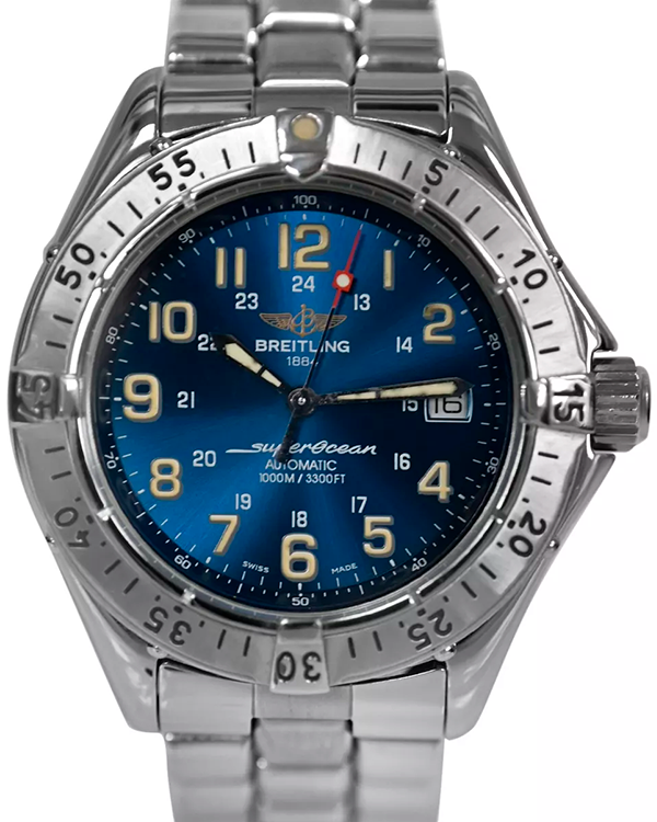 Breitling Superocean Colt "American Airlines Arena" 41MM Blue Dial Steel Bracelet (A17040)