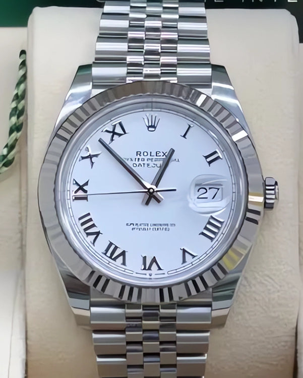 2023 Rolex Datejust 41MM White Dial Jubilee Bracelet (126334)