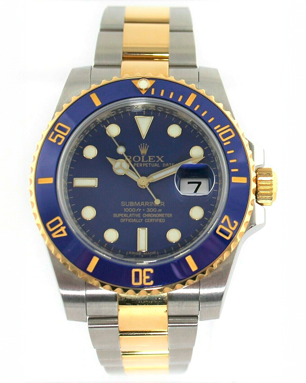 Rolex Submariner Date "Bluesy" 40MM Blue Dial Two-Tone Bracelet (116613LB)