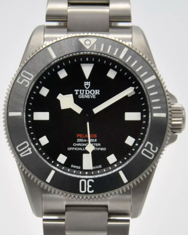 2023 Tudor Pelagos 39MM Black Dial Titanium Bracelet (25407N)