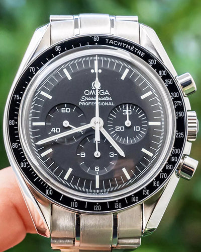 Omega Speedmaster Professional Moonwatch 42MM Black Dial Steel Bracelet (3572.50.00)