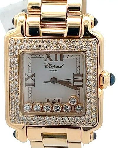 Chopard Happy Sport 27MM Quartz White Dial Gold Bracelet (27/6770)